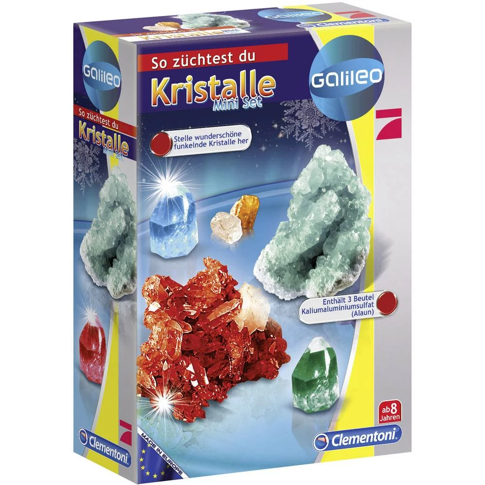 Clementoni 69936 Clementoni Galileo - Kristalle Mini Set kristali eksperimentalni komplet iznad 12 godina slika
