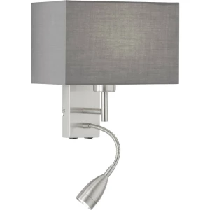 Fischer & Honsel Dream 30318 zidna svjetiljka E27  4 W  pješčano-siva, nikal (mat) slika