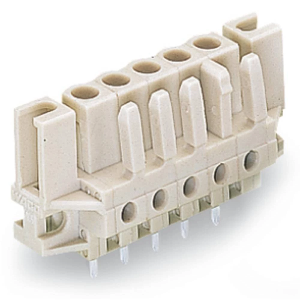 WAGO kućište utičnice za tiskanu pločicu 722 Ukupan broj polova 4 Raster: 5 mm 722-134/047-000 50 St. slika