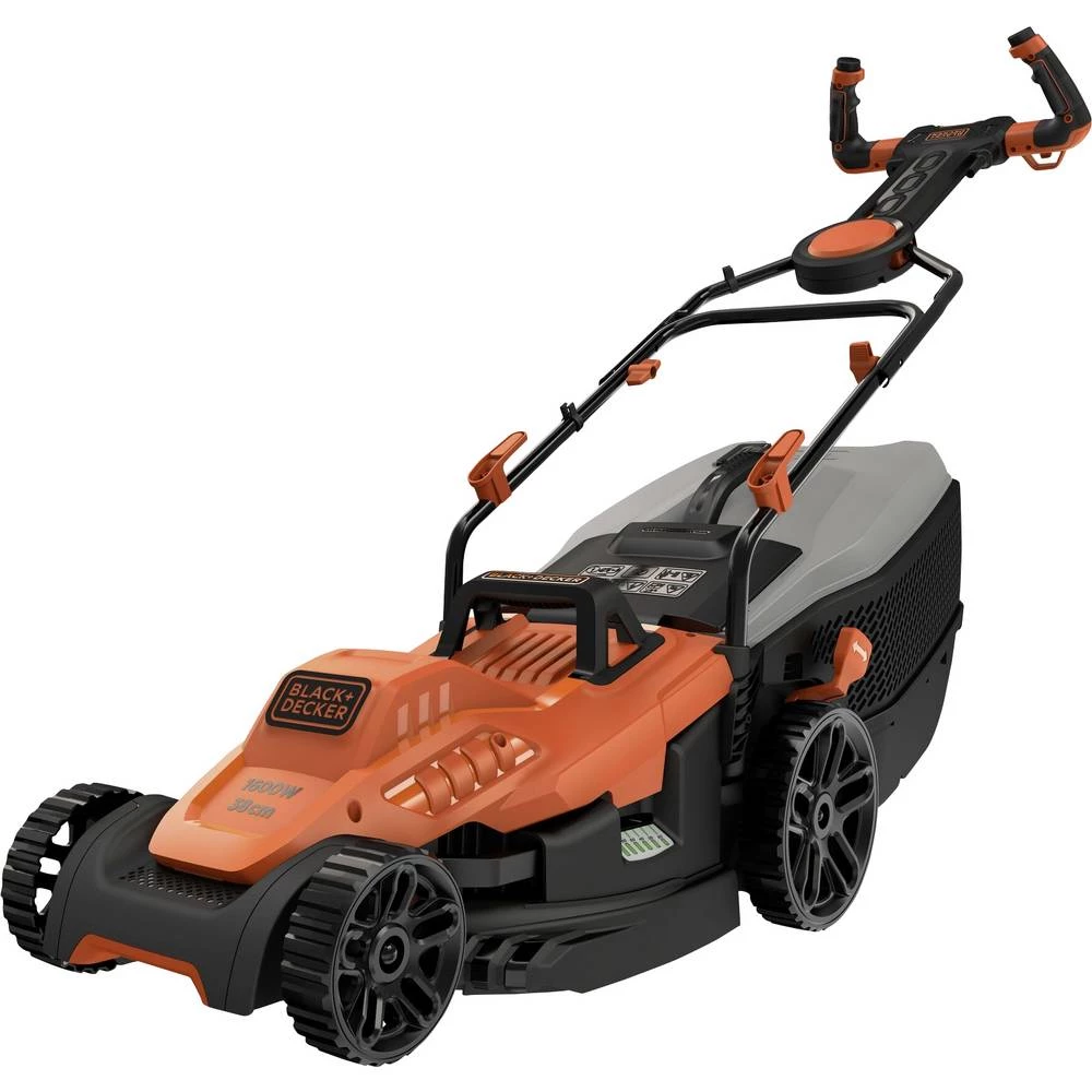 Black & Decker Black and Decker električni pogon kosilica s podešavanjem visine rezanja, ručka podesiva po visini s funk slika