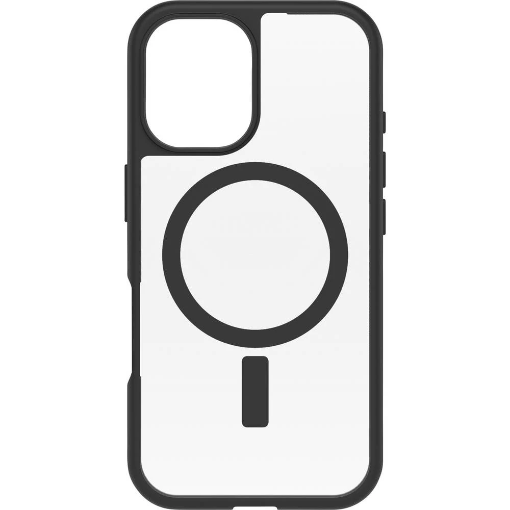 Otterbox React stražnji poklopac za mobilni telefon Apple iPhone 16 crna, prozirna induktivno punjenje, MagSafe kompatib slika