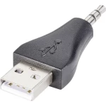 USB/JACK audio adapter [1x JACK utikač 3.5mm - 1x USB 2.0 utikač A], crn Goobay