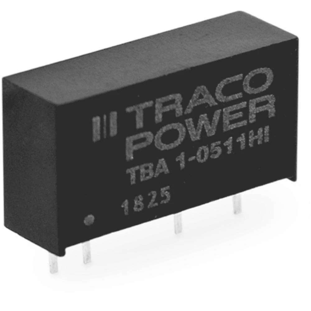 TracoPower TBA 1-0513HI DC/DC pretvarač za tiskano vezje 66 mA 1 W Broj izlaza: 1 x Content 1 kom. slika