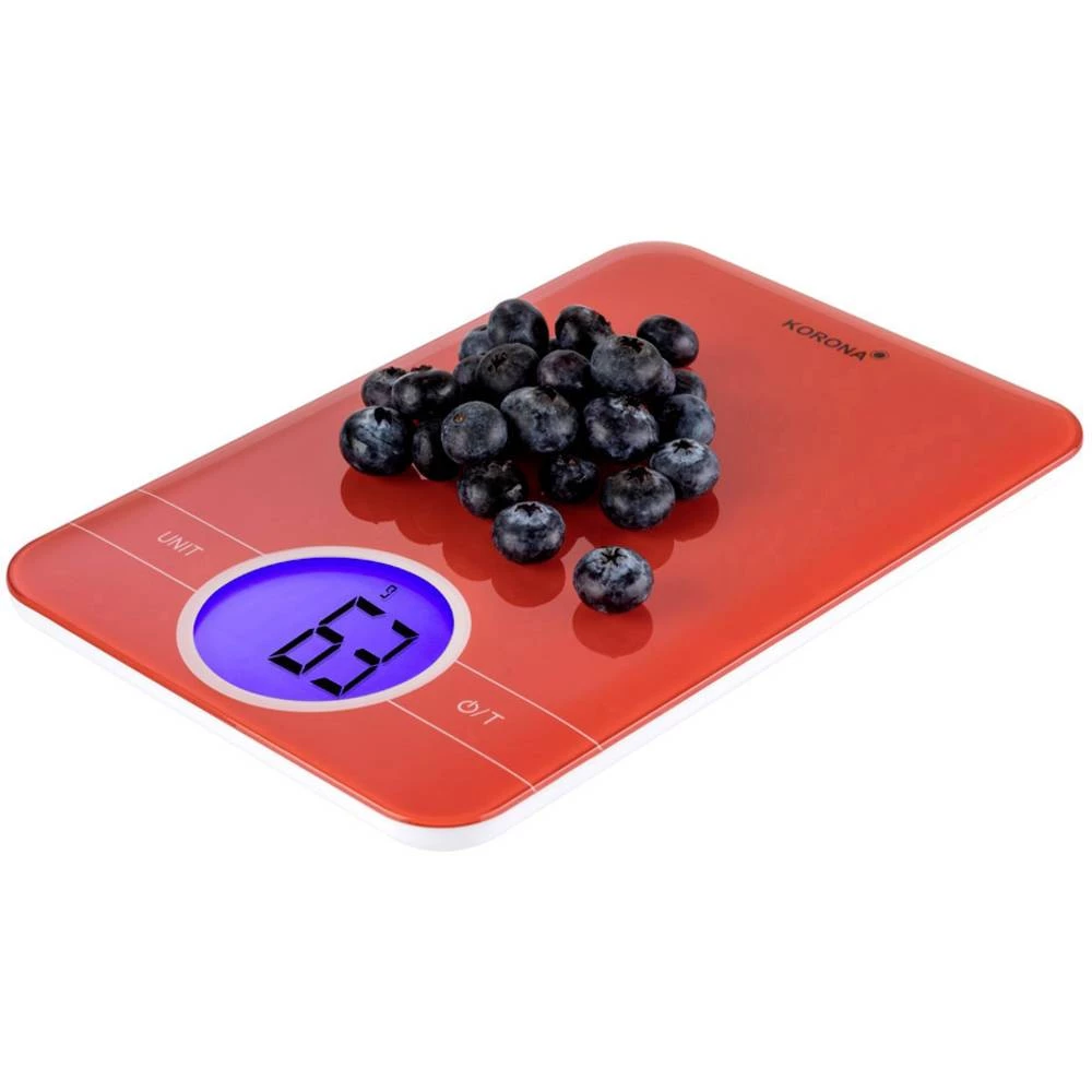 Digitalna kuhinjska vaga Korona Karla Opseg mjerenja (kg)=5 kg Crvena slika