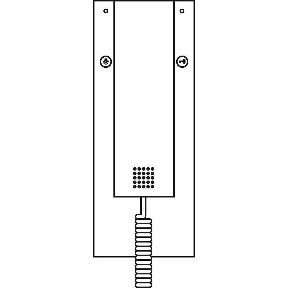 Siedle 200015505-00 pribor portafona za vrata pribor za montažu bijela slika