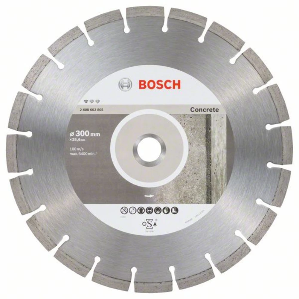 Dijamantna rezna ploča Standard za beton, 300 x 25,40 x 2,8 x 10 mm Bosch Accessories 2608603805 promjer 300 mm 1 ST slika