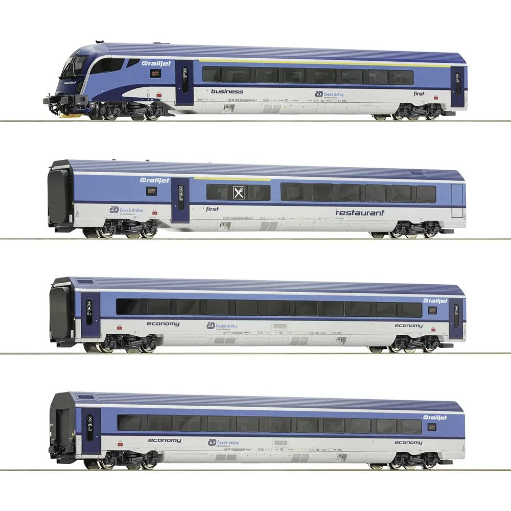 Roco 74064 H0 set od 4: "Railjet" s CD-a slika
