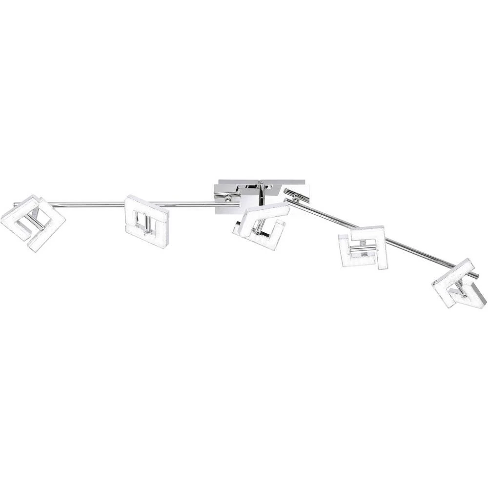 LED stropni reflektor 20 W Toplo-bijela WOFI LEA 9290.05.01.6000 Krom boja slika