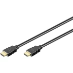 HDMI priključni kabel Goobay [1x HDMI-utikač <=> 1x HDMI-utikač] 3m, crn