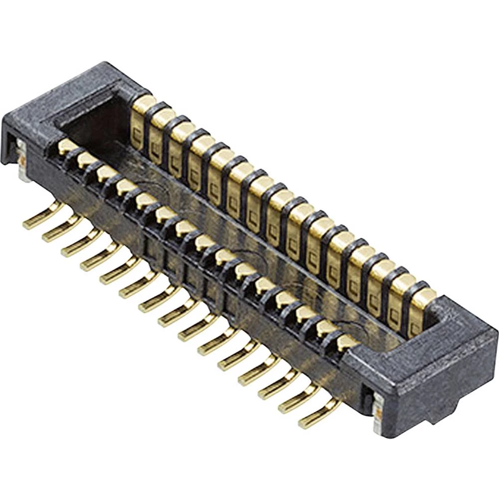 Molex 559099974 2500 pcs SlimStack Board-to-Board Plug, 0.40mm Pitch, J-Bend Series, 0.20µm Gold (Au) Plating, 1.50 or 1.80mm Mate slika