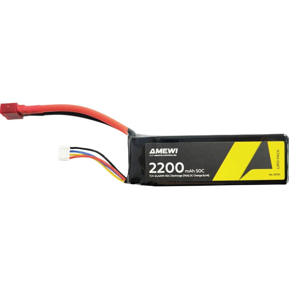 Amewi lipo akumulatorski paket za modele 11.1 V 2200 mAh Broj ćelija: 3 softcase XT60 slika