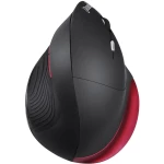 Perixx 718R Bežični miš Optički Ergonomski Crna/crvena