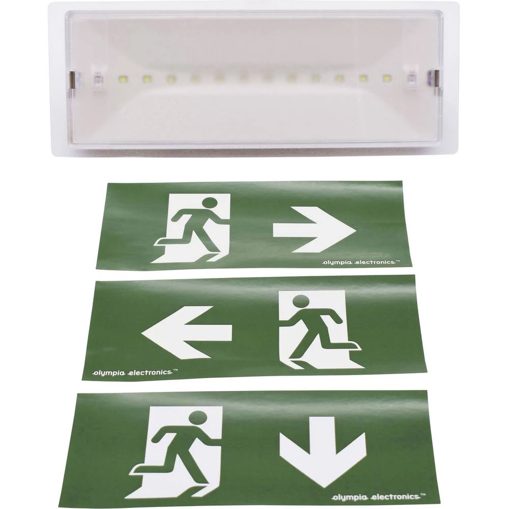LED osvjetljenje za izlaz u nuždi Zidna montaža Olympia Electronics GR-9/leds slika