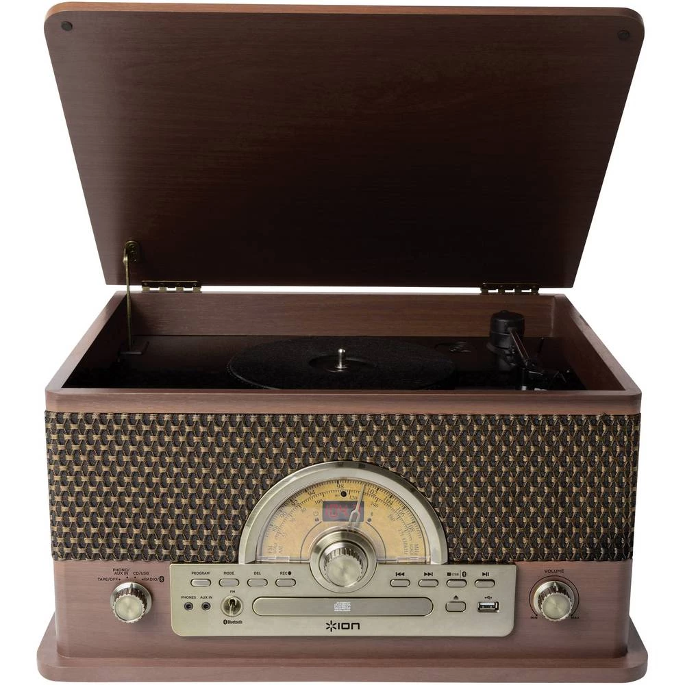 ION Audio Superior LP Gramofon Remenski pogon Drvo slika