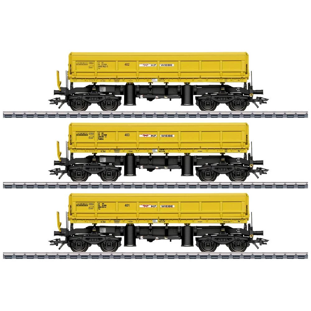 Märklin 48459 H0 set od 3 Wiebe bočna demper vagona, MHI slika