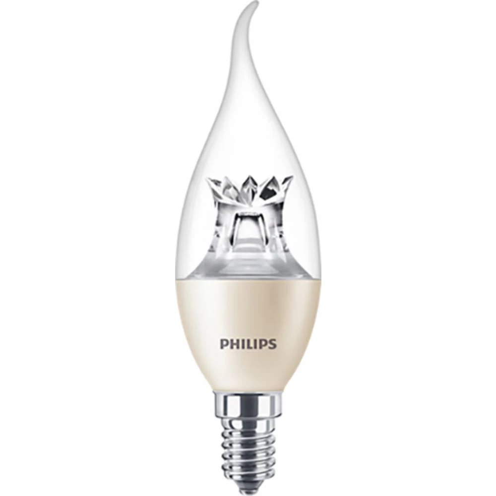 Philips Lighting 30604200 LED Energetska učinkovitost 2021 F (A - G) E14 oblik svijeće s naletom vjetra 2.8 W = 25 W toplo bijela (Ø x D) 38 mm x 129 mm  1 St. slika