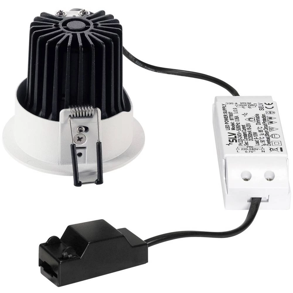 LED ugradna svjetiljka 12 W Bijela (mat) SLV 114491 Bijela (mat) slika