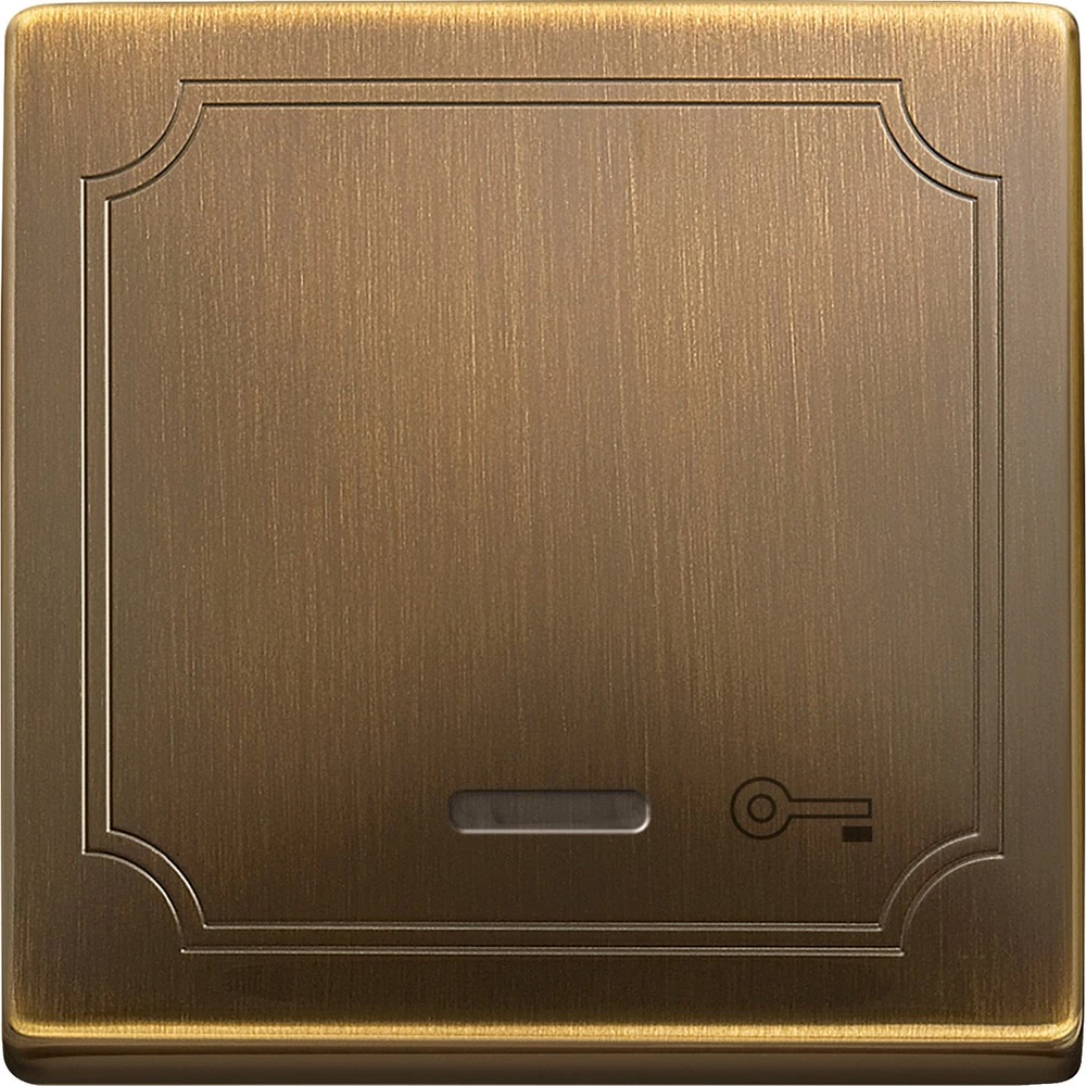 Merten Poklopac Izmjenični prekidač Mjedena 437643 slika