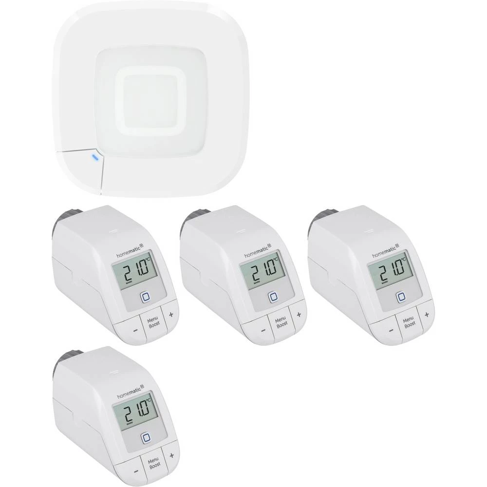 Homematic IP početni komplet-grijanje, pristupna točka, bežični radijatorski termostat HmIP-HAP2+HmIP-eTRV-B 2 slika