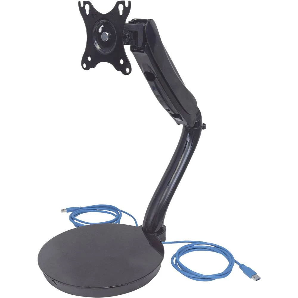 Postolje za monitor 33,0 cm (13") - 68,6 cm (27") Podni stalak, Nagibni i okretni Manhattan slika