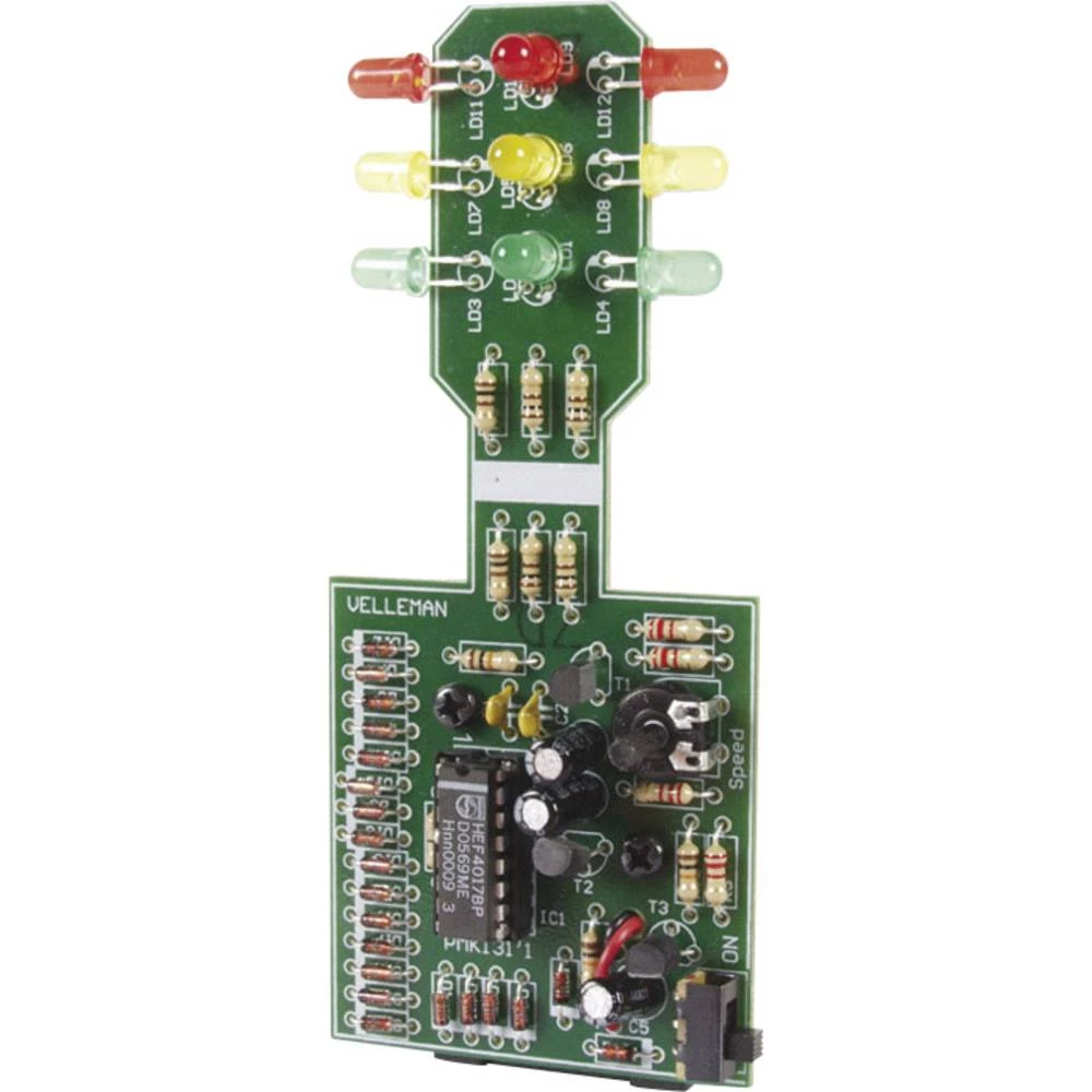 Whadda MK131 semafor - komplet za sastavljanje Rezolucija: komplet za sastavljanje 9 V/DC slika