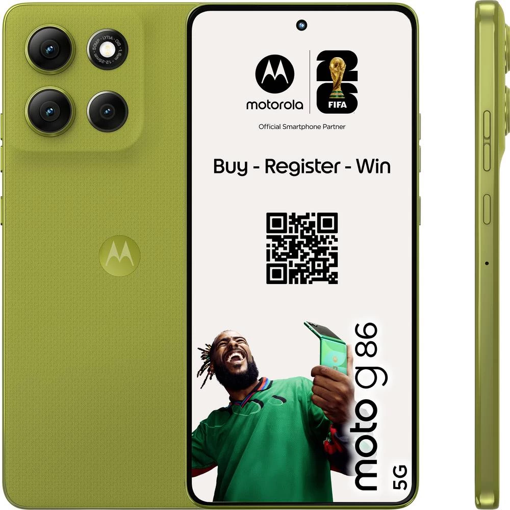 Motorola moto g86 5G 256 GB čempres Energetska učinkovitost 2021 A (A - G) 16.9 cm (6.67 palac) pametni telefon slika