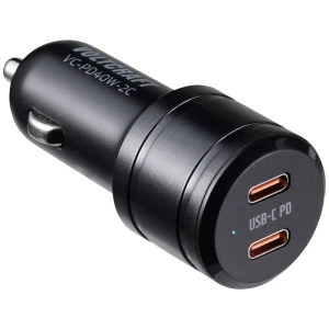 VOLTCRAFT VC-PD40W-2C VC-13431420 USB punjač osobno vozilo Izlazna struja maks. 3 A 2 x USB-C® USB power delivery (USB-PD) slika