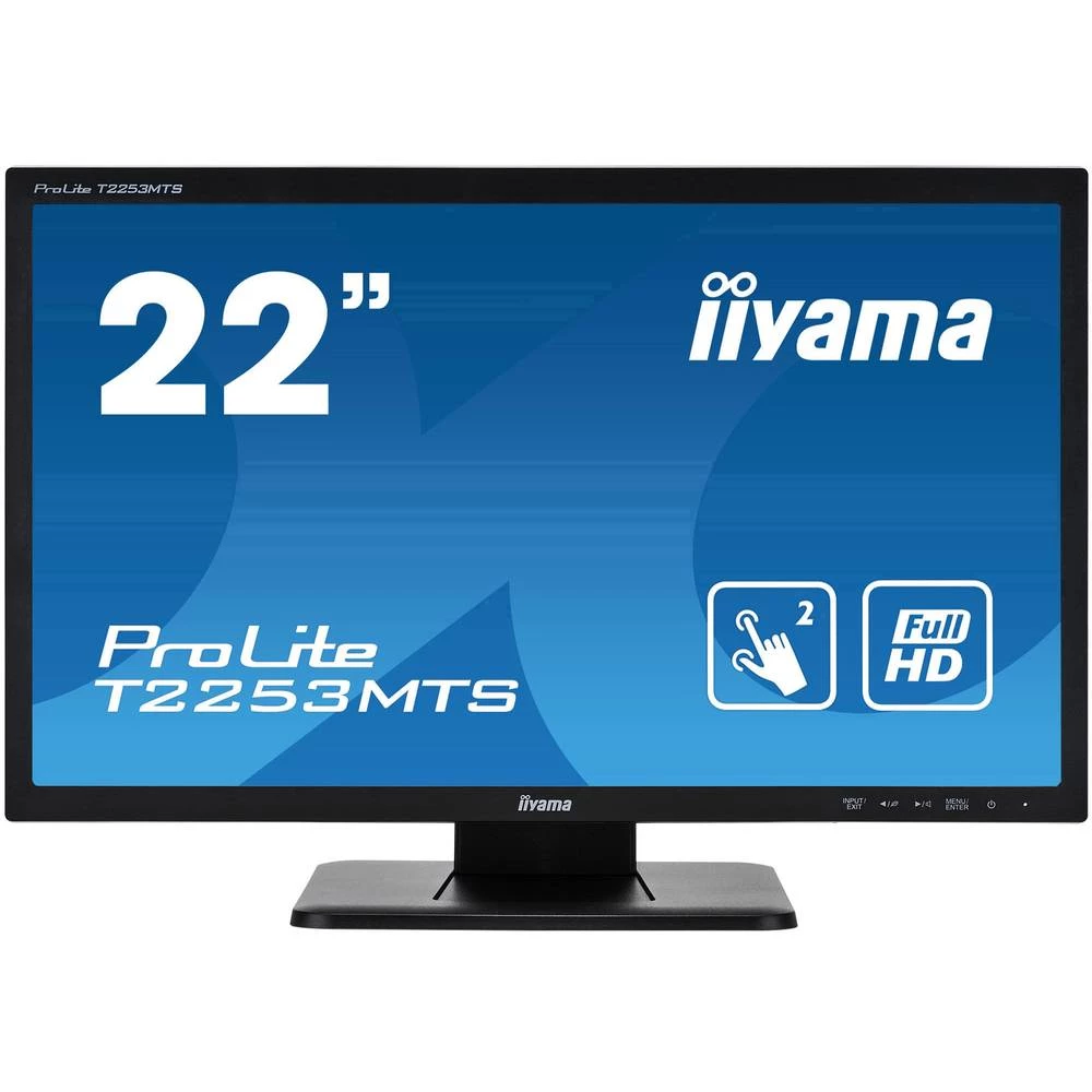 Zaslon na dodir 54.6 cm (21.5 ") Iiyama ProLite T2253MTS ATT.CALC.EEK A (A+++ - D) 1920 x 1080 piksel Full HD DisplayPort, HDMI slika