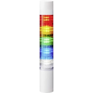 Signalni toranj LED Patlite LR5-501WJBW-RYGBC 5-bojno, Crvena, Žuta, Zelena, Plava boja, Prozirna 5-bojno, Crvena, Žuta, Zelena, slika
