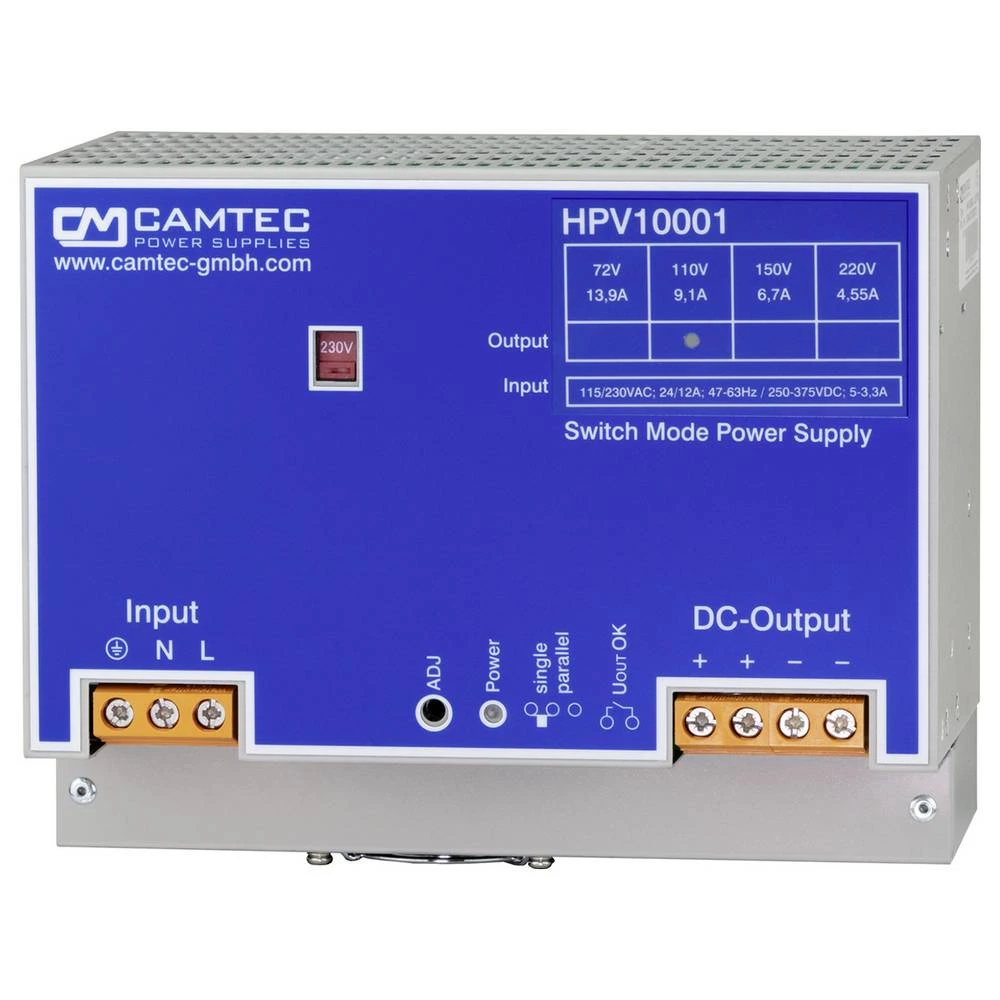 Camtec HPV10001.220(R2) DIN-napajanje (DIN-letva) 220 V 1.008 W Content 1 kom. slika