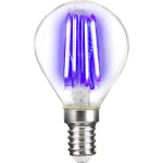 LightMe LED ATT.CALC.EEK B (A++ - E) E14 Oblik kapi 4 W Plava (Ø x D) 45 mm x 78 mm Filament 1 ST
