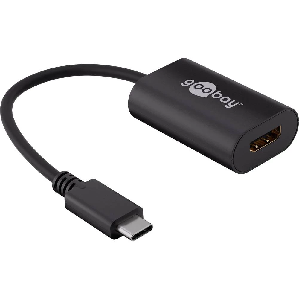 USB / HDMI Adapter [1x Muški konektor USB-C&trade; - 1x Ženski konektor HDMI] Crna Goobay slika