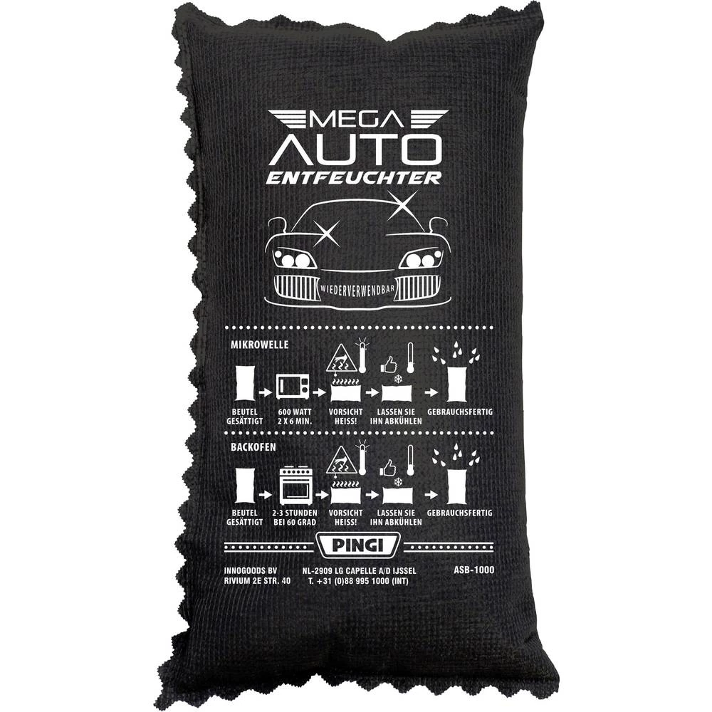 Odvlaživač (D x Š x V) 5 x 15 x 27 cm PINGI Karbon crna boja slika