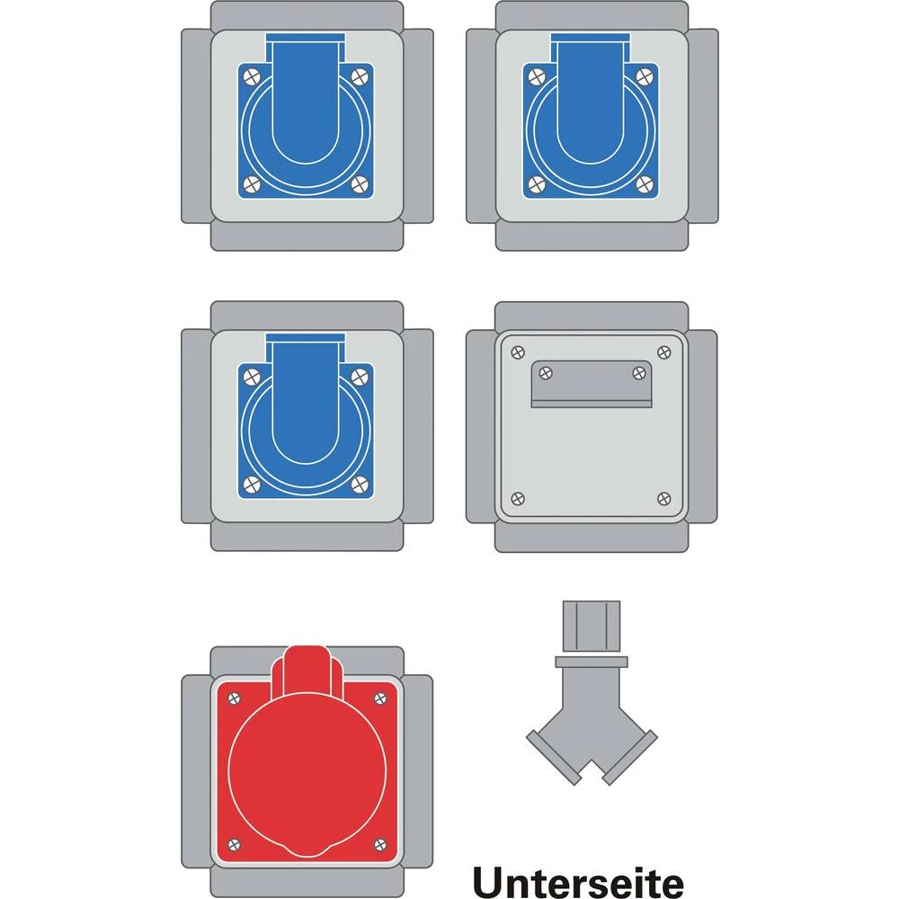 ABL GmbH ZL30.02 energetska kocka/komprimirani zrak ABL Sursum CEE viseći razvodnik ZL30.02 ZL30.02 slika