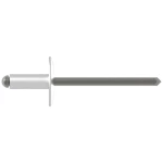 Gesipa 1454107 slijepa zakovica čelik aluminij 250 St.