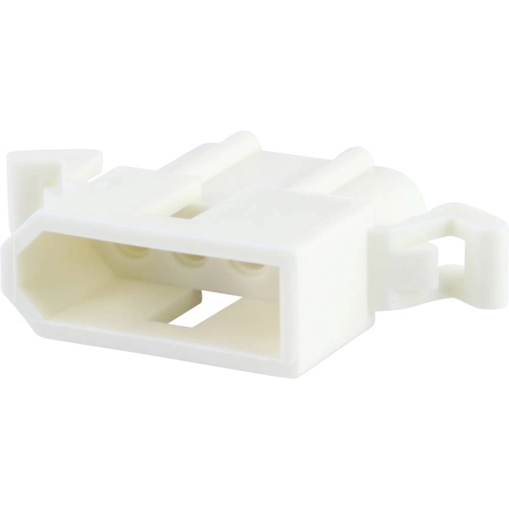 Molex 469990353 1.57mm Diameter Standard .062'' Pin and Socket Plug Housing, 4 Circuits, with Pre-bent Mounting Ears, Natu slika