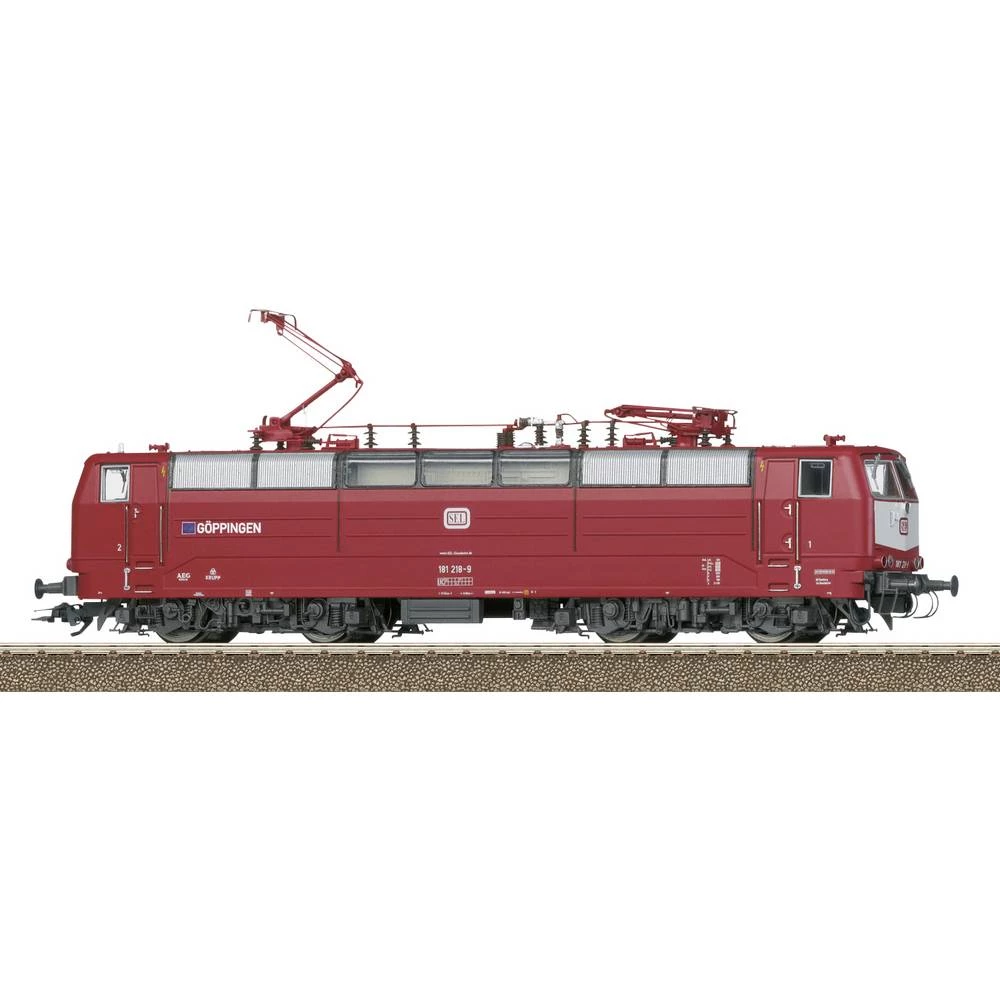 TRIX H0 T25186 H0 električna lokomotiva 181 218-9 SEL Göppingen slika