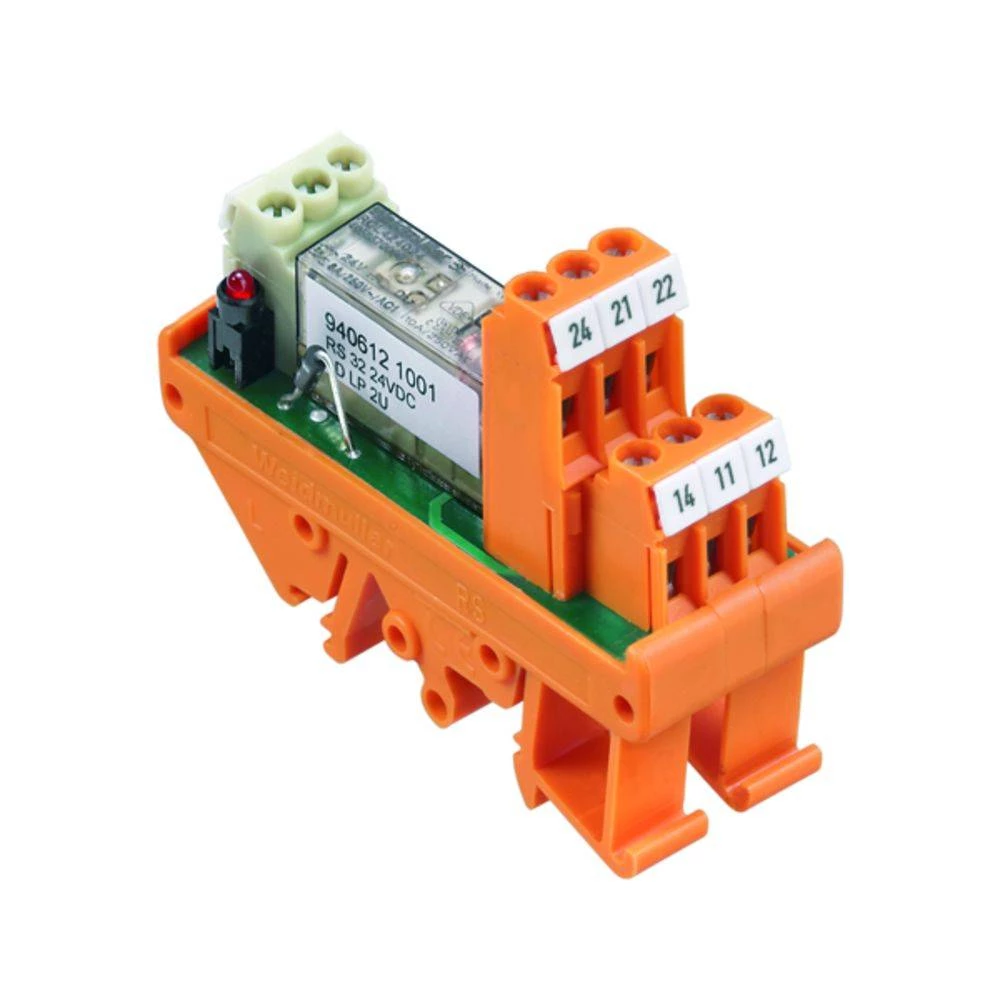 Relejna ploča RS 32 24-48VUC LD LP 2U Weidmüller 2 izmjenjivača 10 komada slika