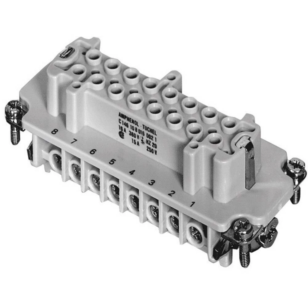 Ženski umetak Heavy|mate&reg; C146 C146 10B016 002 1 Amphenol Ukupan broj polova 16 + PE 50 ST slika