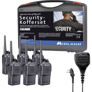 Midland G15 Pro PMR 6er Security inkl. MA 25-M C1127.S5 pmr ručna radio stanica 6-dijelni komplet slika