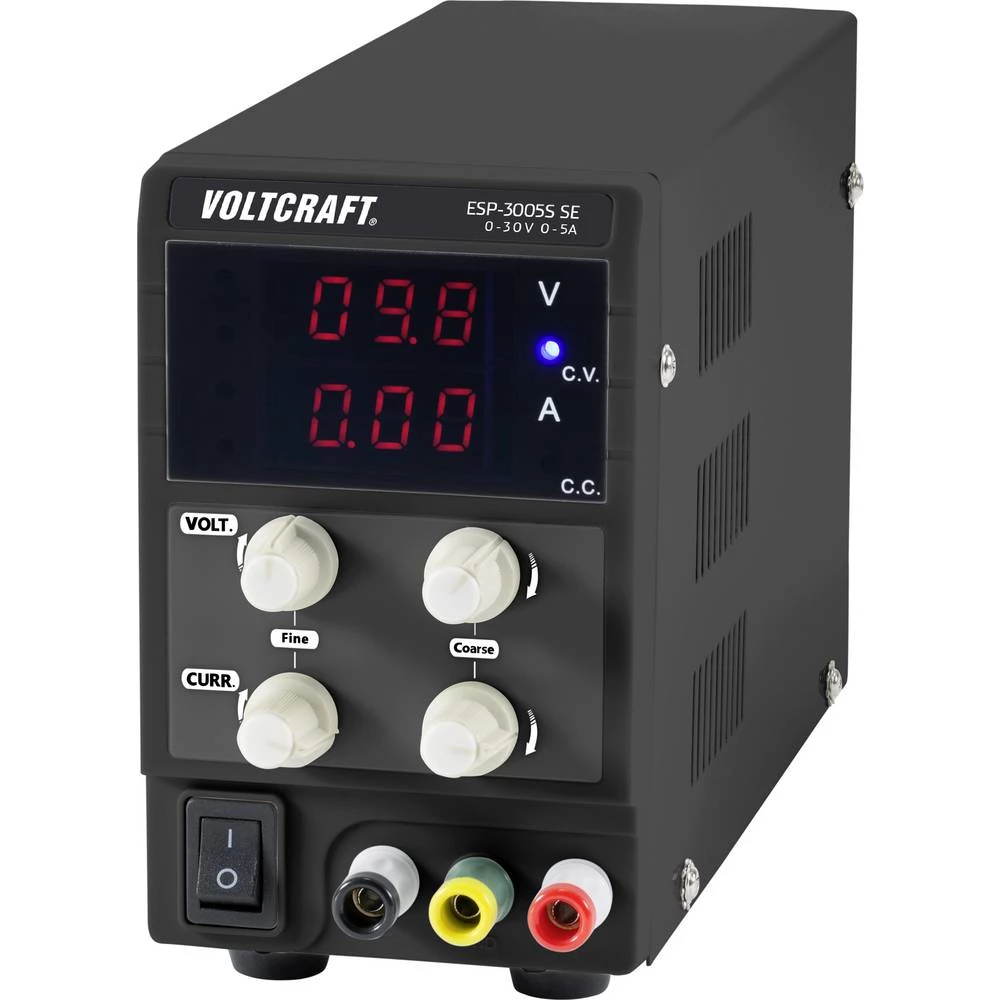 VOLTCRAFT ESP-3005S SE laboratorijsko napajanje, podesivo  0 - 30 V 0 - 5 A 150 W utični priključak 4 mm tanak dizajn slika