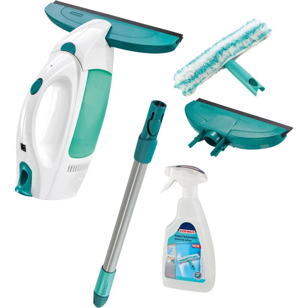 Leifheit Dry&Clean Set VS Usisivač za prozore Bijela, Zelena slika