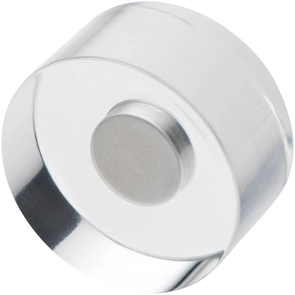 Magnetoplan Neodimijski magnet Acryl (&Oslash; x V) 30 mm x 13 mm Prozirna 4 ST 1680030 slika