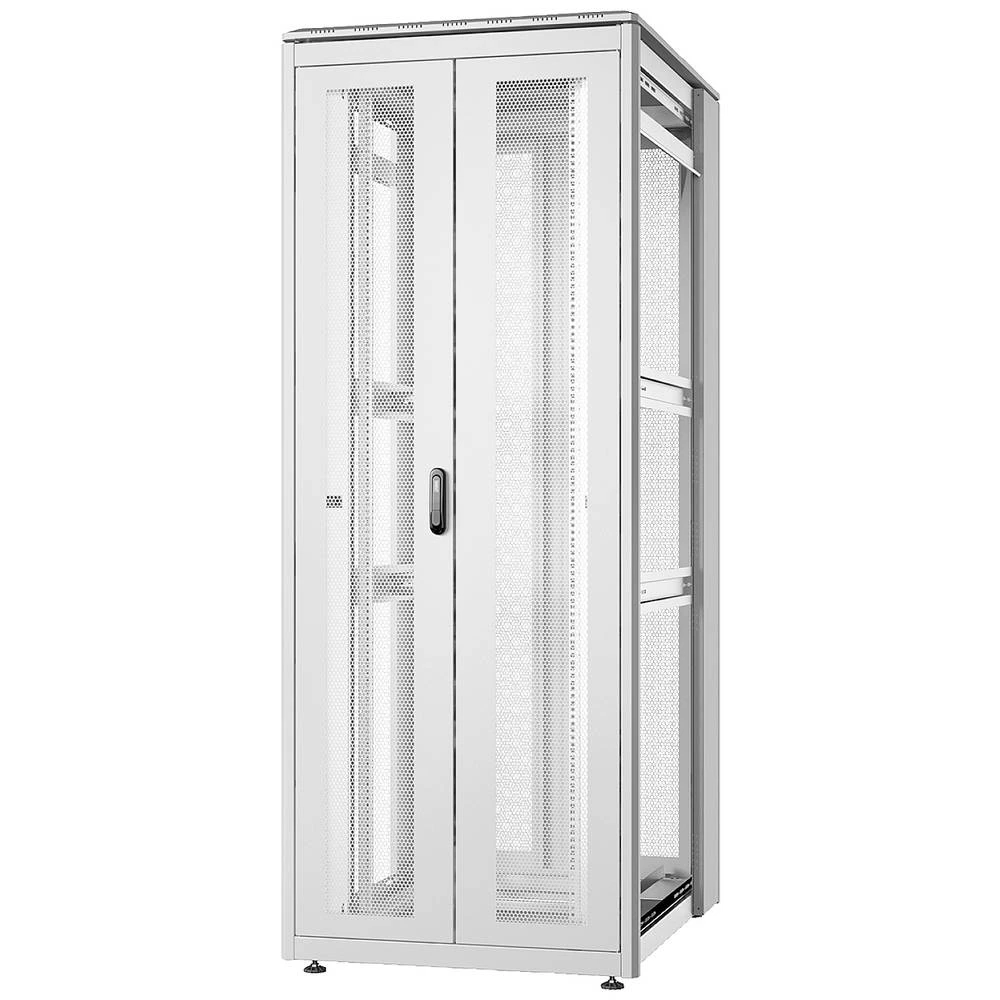 Mrežni ormar 42U, Unique, 2053x800x1000 mm, dvokrilna perforirana vrata, bez bočnih panela, siva Digitus DN-31129 19'' serverski ormar (Š x V x D) 800 x 2053 x 100 mm 42 U siva, siva (RAL 7035) slika