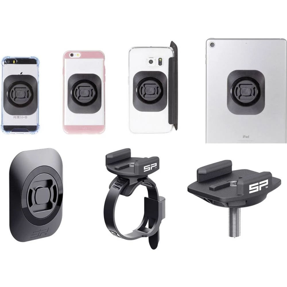Držač za volan za pametni telefon SP Connect SP BIKE BUNDLE UNIVERSAL Crna slika
