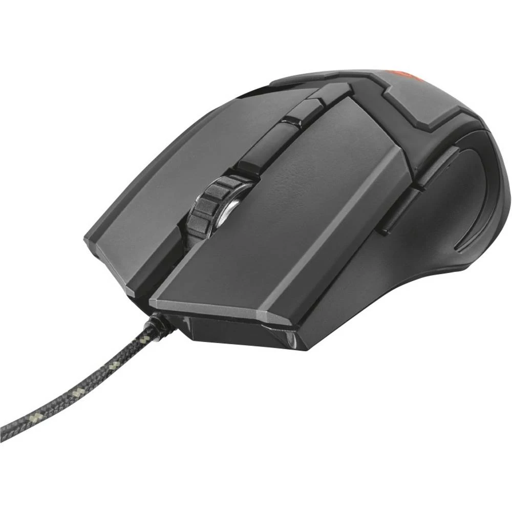 Trust GXT101 Gav Optical USB gaming miš Optički Osvjetljen, Ergonomski, USB priključak Crna slika
