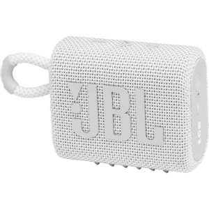 JBL Go 3 Bluetooth zvučnik vodootporan, otporan na prašinu bijela slika
