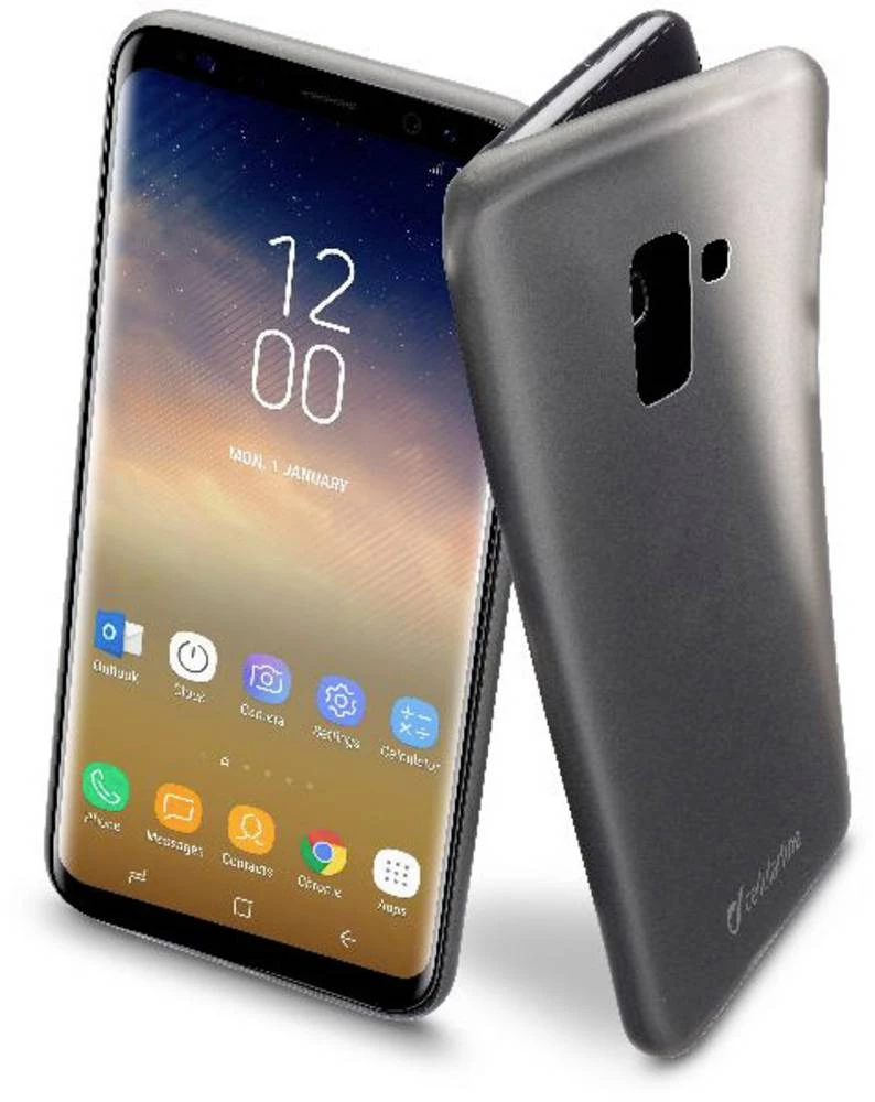 CELLULARLINE Backcover Galaxy S9+ crne boje slika