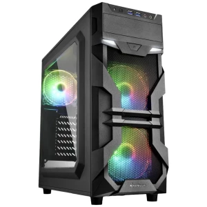 Sharkoon VG7-W RGB midi-tower kućište za računala  crna slika