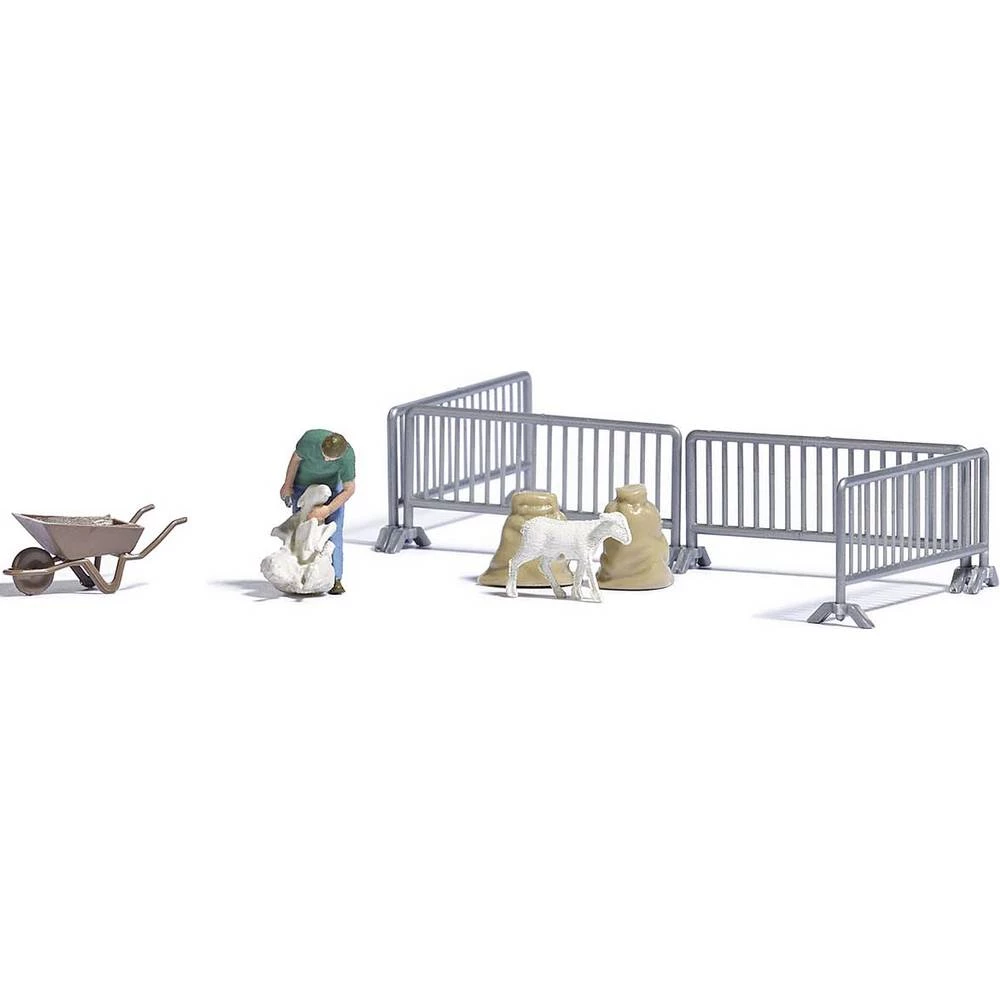 Busch 7933 H0 šišanje ovaca slika